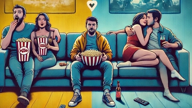 Arkadaşınla mı dizi izlersin yoksa sevgilinle mi?