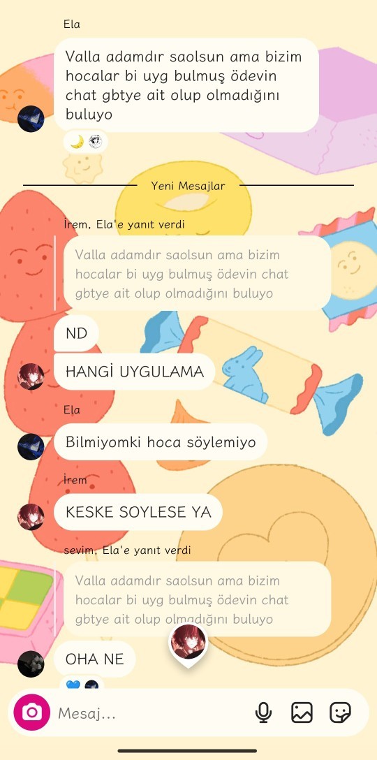 İşinizi / ödevinizi chat gbtye yaptırıyor musunuz😀?