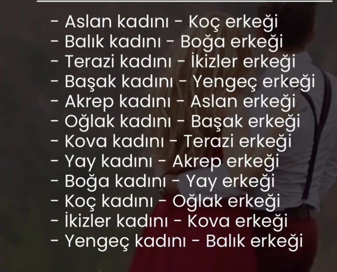 Burç uyumuna inanır mısınız?