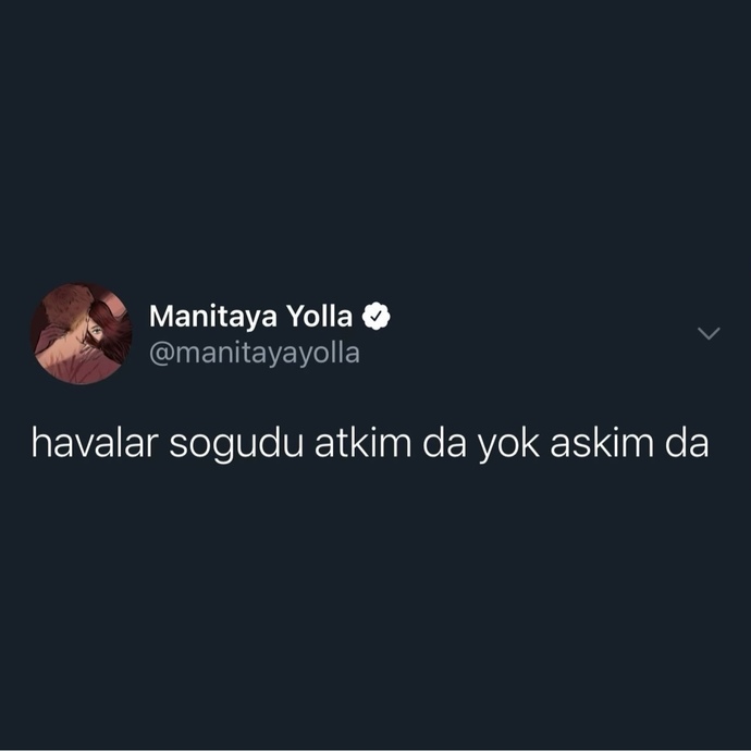 Havalar soğudu atkınız ya da aşkınız var mı?