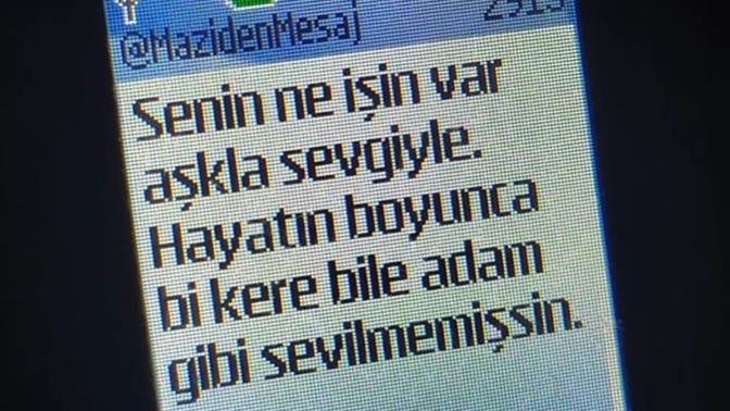 Kendinize bir mesaj bıraksanız bu ne olurdu?