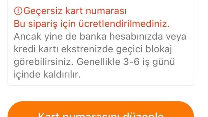 Temudan alışveriş yapamıyorum neden?