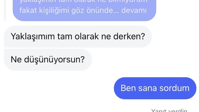 Bu diyalogdan bir şey anlayan var mı?