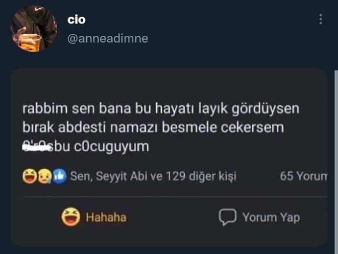 Ben böyle bir kader istemedim ki dediniz mi?