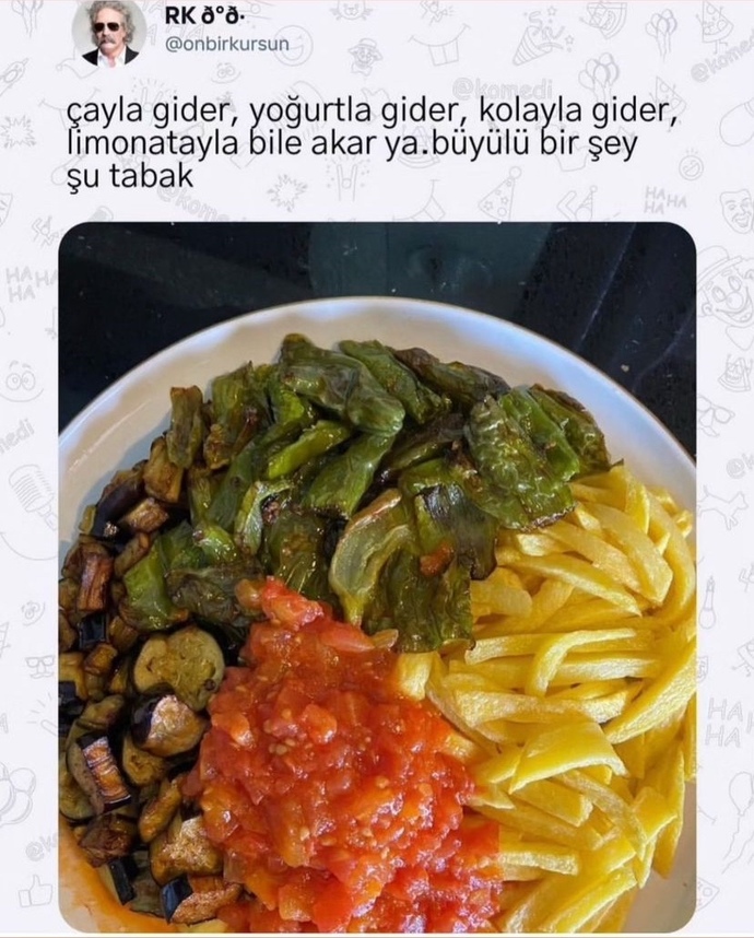 Bu tabağın yanında ne gider?