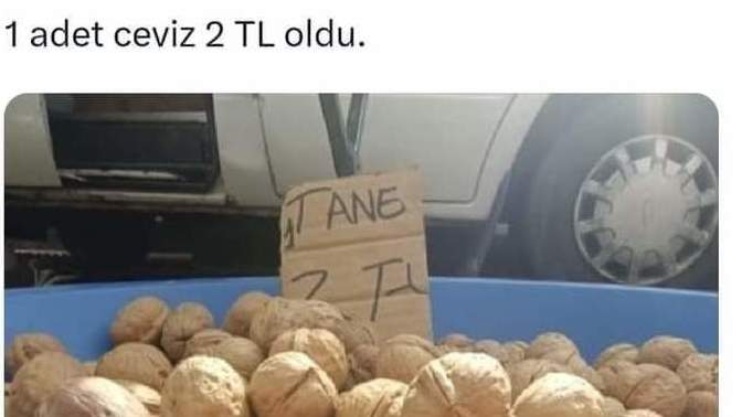 Cevizin Tanesi 2 Lira Olmuş?