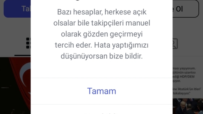 İnstagram isteğin bekleme de uyarısı nedir bunun hiç düzelme ihtimali yok mu?