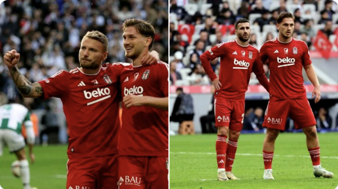Kırmızı forma ve #CumhuriyetinBekçisiyiz pankartıyla maça çıkan Beşiktaş, Konyasporu 2-0 mağlup etti. Maçı nasıl buldunuz?