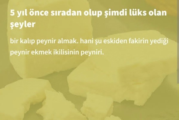 5 yıl önce sıradan olup şimdi lüks olan şeyler nelerdir?