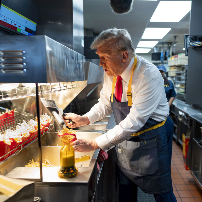 Trump, bir günlüğüne McDonaldsda çalıştı. McDonaldsta bir günlüğüne çalışacak ünlü bir isim görmek isteseniz bu kim olurdu?