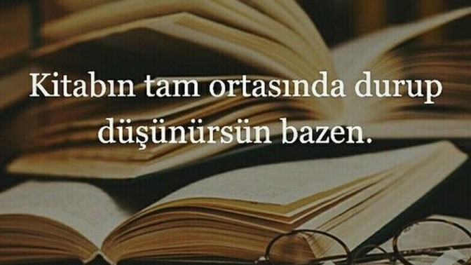 Kitap okurken düşünür müsün?