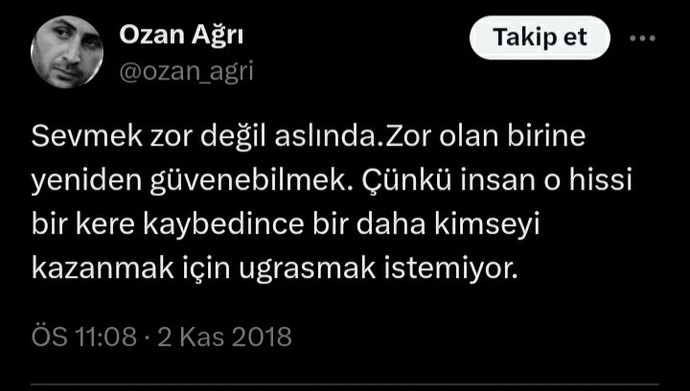 Sence birine güvenmek kolaymı?