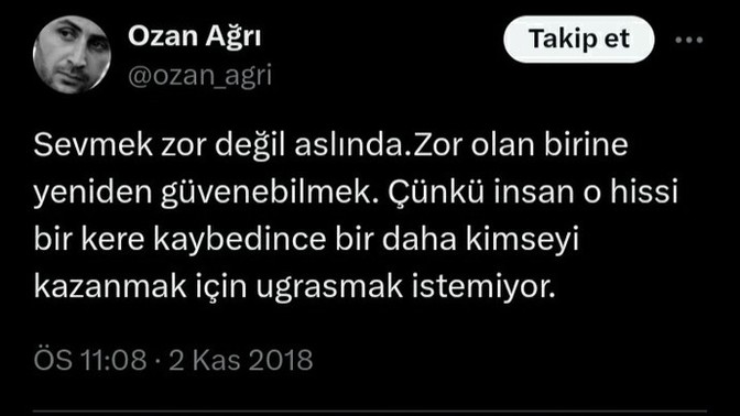 Sence birine güvenmek kolaymı?