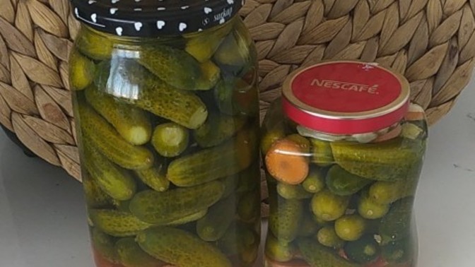 Sezonun son mahsulleri ile turşu yaptım, nasıl olmuş 😃?