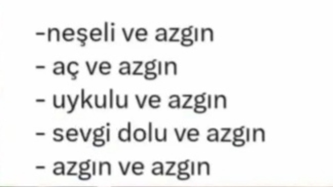 İnsanların beş modu vardır siz kendinizi hangi kategoride görüyorsunuz peki?