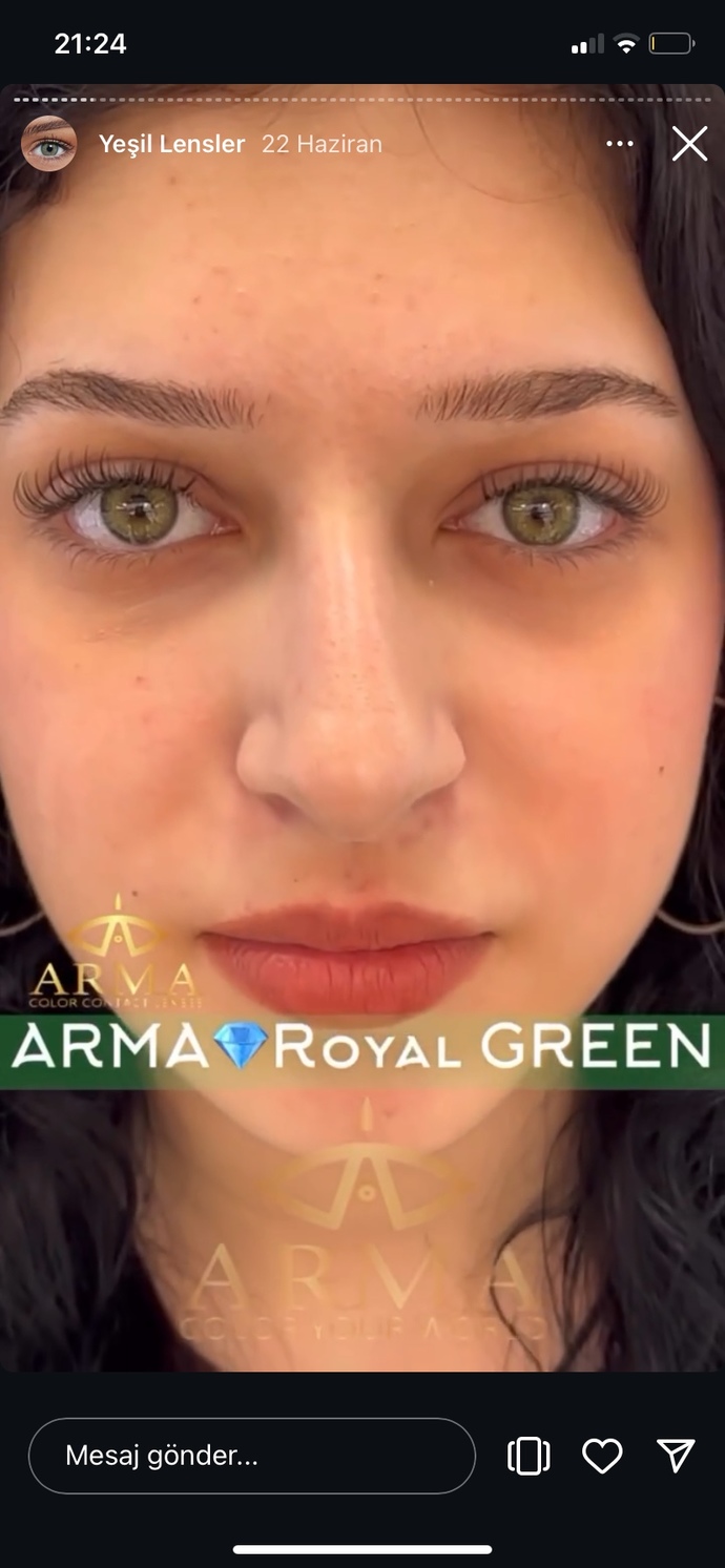Yeşil lens arıyorum sizce bunlardan hangisi siyah saç veya tene yakışır?