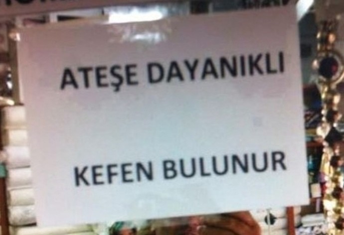 Enteresan tabela ya da ilan gördünüz mü?