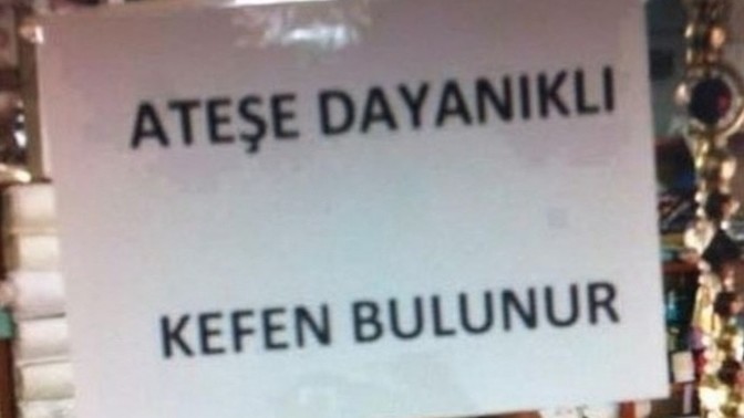 Enteresan tabela ya da  ilan gördünüz mü?