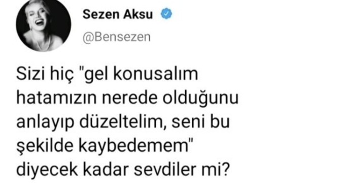 Sizi hiç bu kadar sevdiler mi?