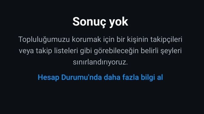 İnstagramda takipçi ve takip listesini gizlemek?