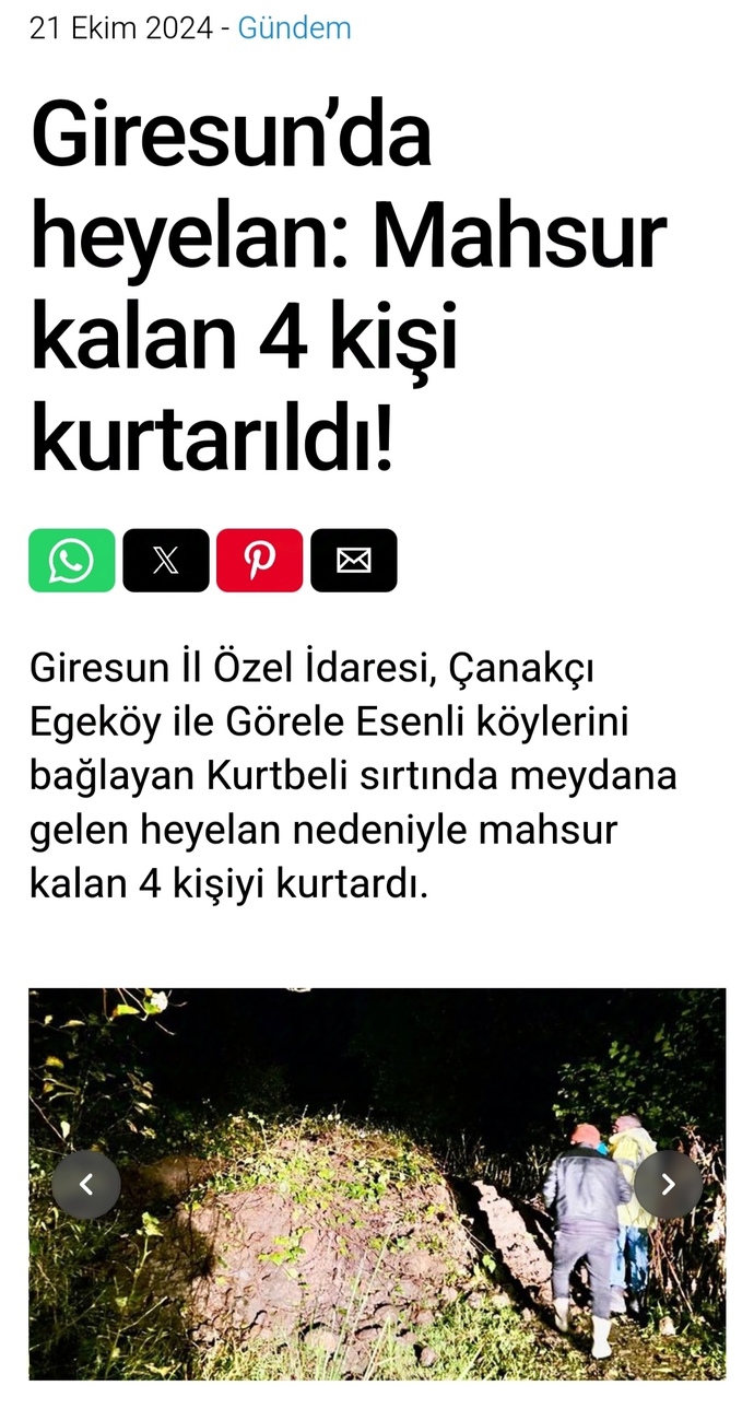 Giresunda ve Rizede yoğun sağanak yağışlar sonucunda heyelan oldu, ne düşünüyorsunuz?
