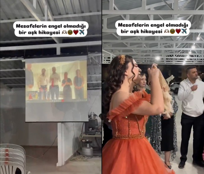 Nişanını uzaktan görüntülü konuşma ile yapan çift gündem oldu. Siz uzaktan nişan yapmayı tercih eder miydiniz?