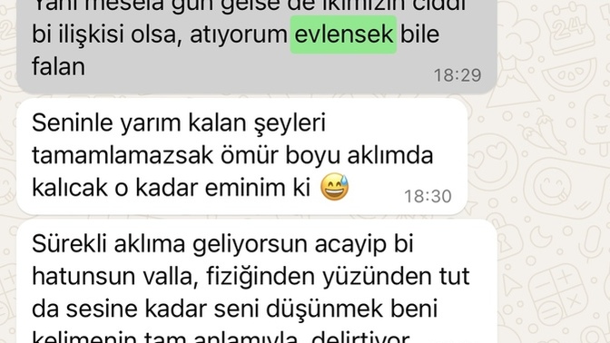 Bunları yazan kişinin ilişkisi varmış sonradan öğrendim. İlişkisi varken neden başkasını arzular insan?