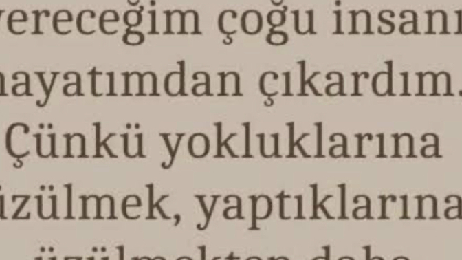 En son kimi çıkardın hayatından?