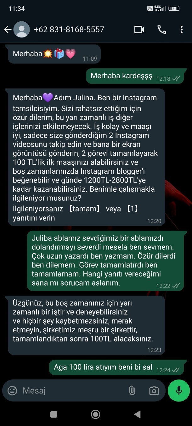 Yabancı numaralara dönüş yapıyor musunuz?