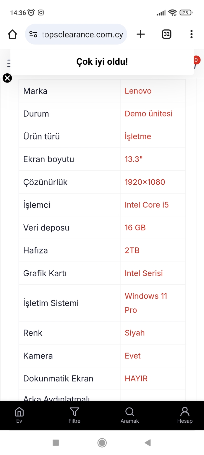 Dizüstü bilgisayar Alaçam çok anlamıyorum yardımcı  olur musunuz?