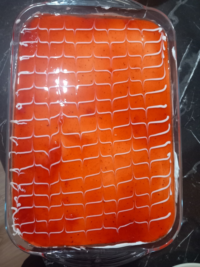Tatlı yaptım nasıl görünüyor?