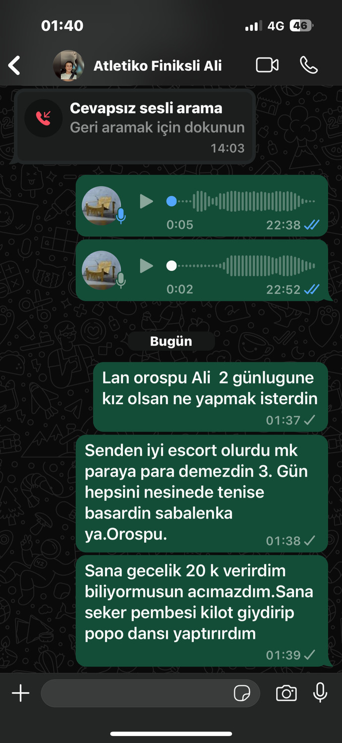 Arkadaşınız size pat diye böyle yazsa be tepki verirsiniz?