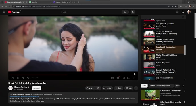 Youtube a girebilen var mı?