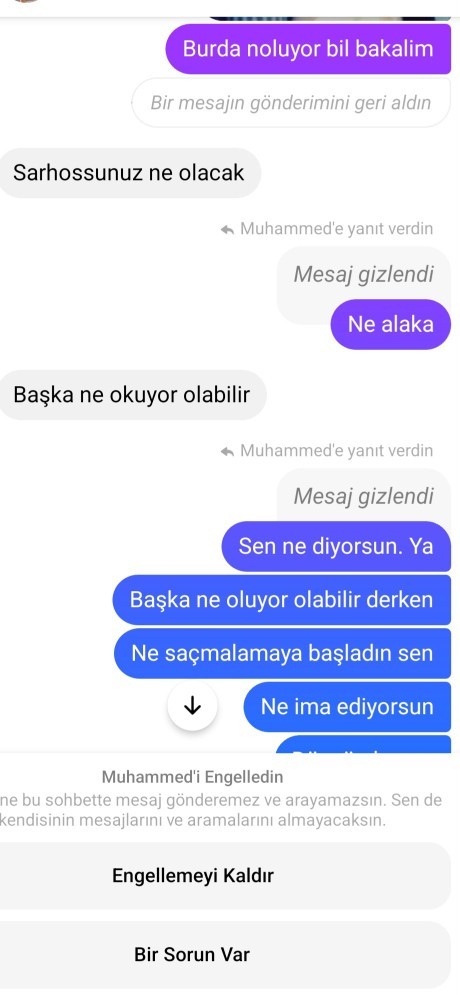 Flortumu engelledim bana alkolik imasında bulundu dogrumu düşünüyorum?