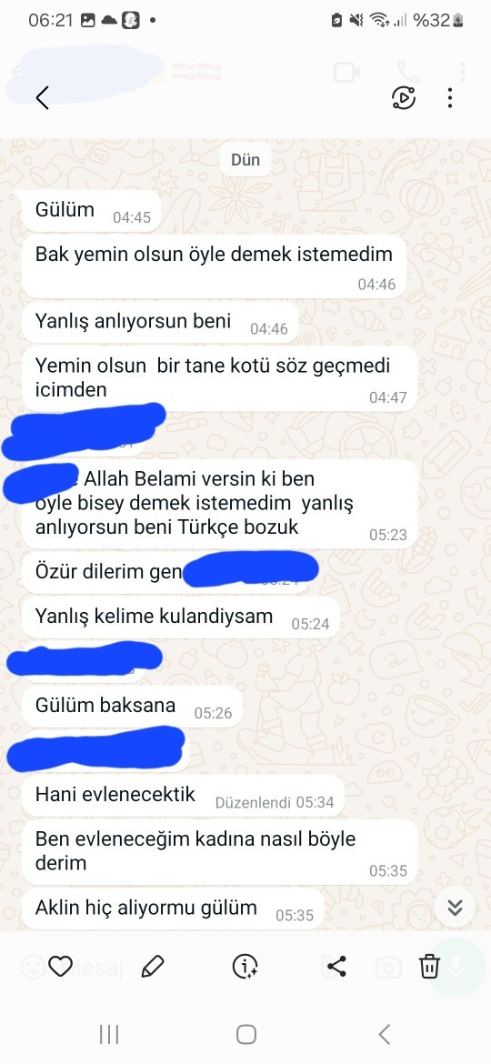 Flortumu engelledim bana alkolik imasında bulundu dogrumu düşünüyorum?