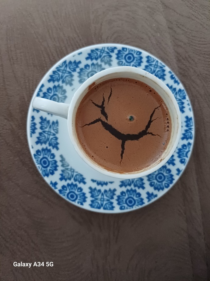 Kahveme bakın şekilli şukullu