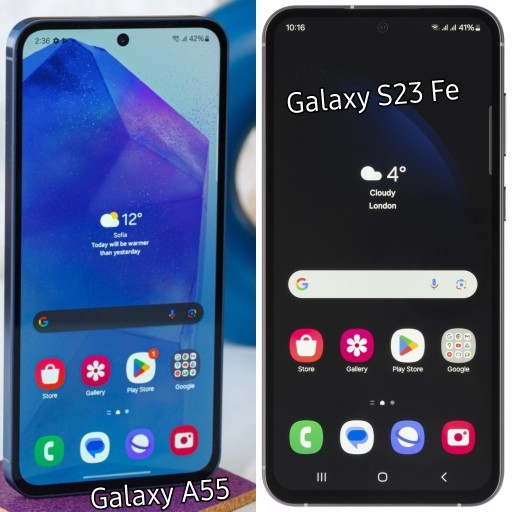 Samsung Galaxy A55 mi Galaxy S23 Fe mi?