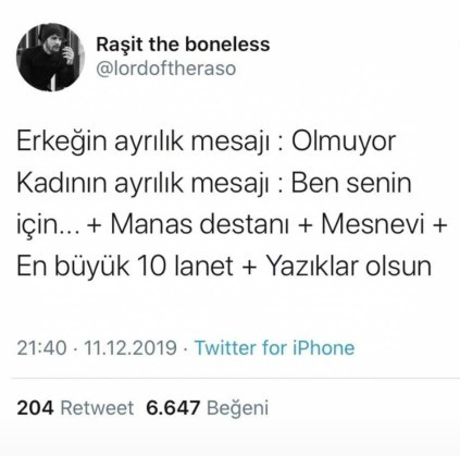 Destan yazmadan ayrılabiliyor musunuz?