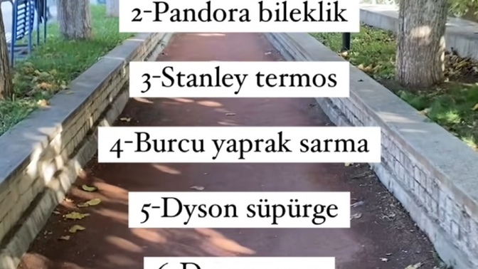 Popüler olan şeyleri alır mısın (dubai çikolatası, Pandora bileklik..)?