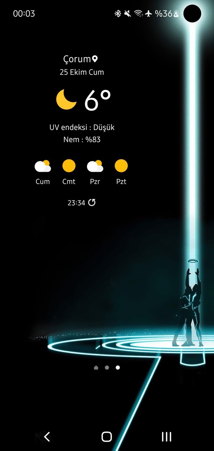 Telefonunuz da hangi renk de Tema Duvar kağıdı Kullanıyorsunuz genellikle?
