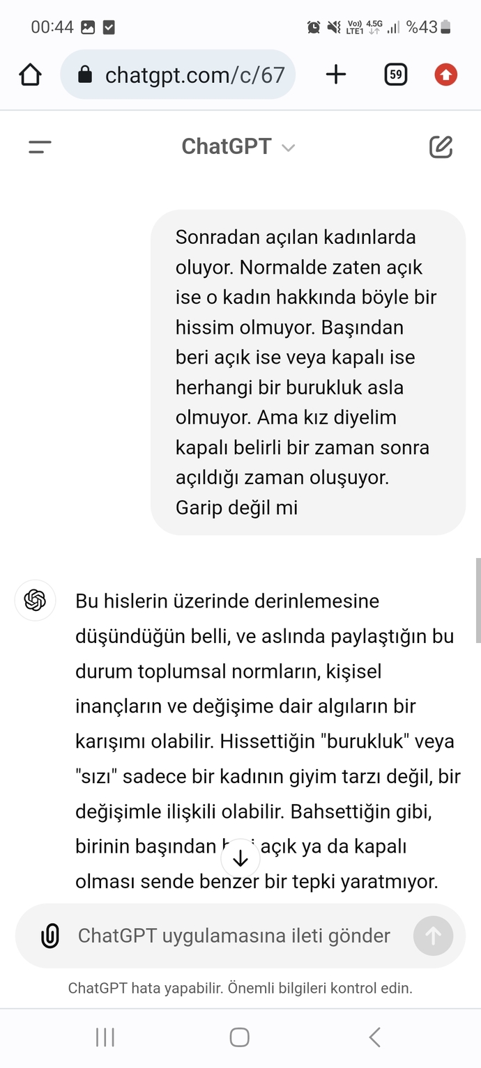 Arkadaşlar kınamayın, acaip zor bir durum bu, olan var mı?