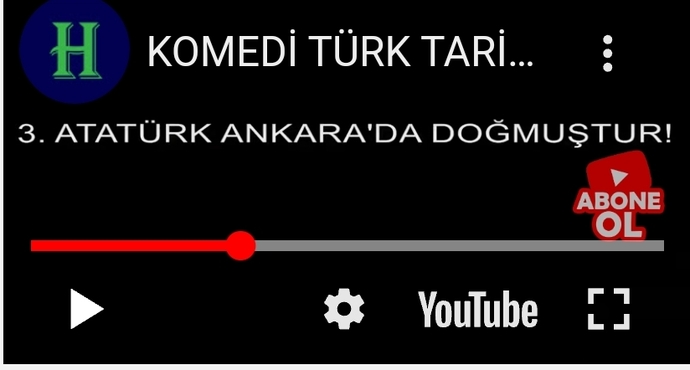 Tarihte kimsin bilmek ister misin söylüyorum?