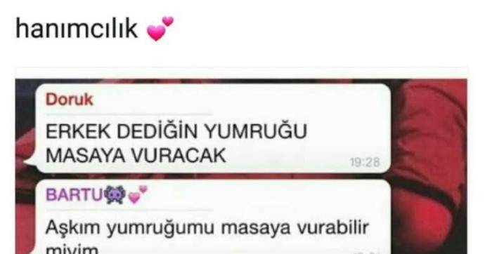 Kızlar hanımcı eşiniz olsun ister miydiniz/ erkekler hanımcı olur muydunuz?