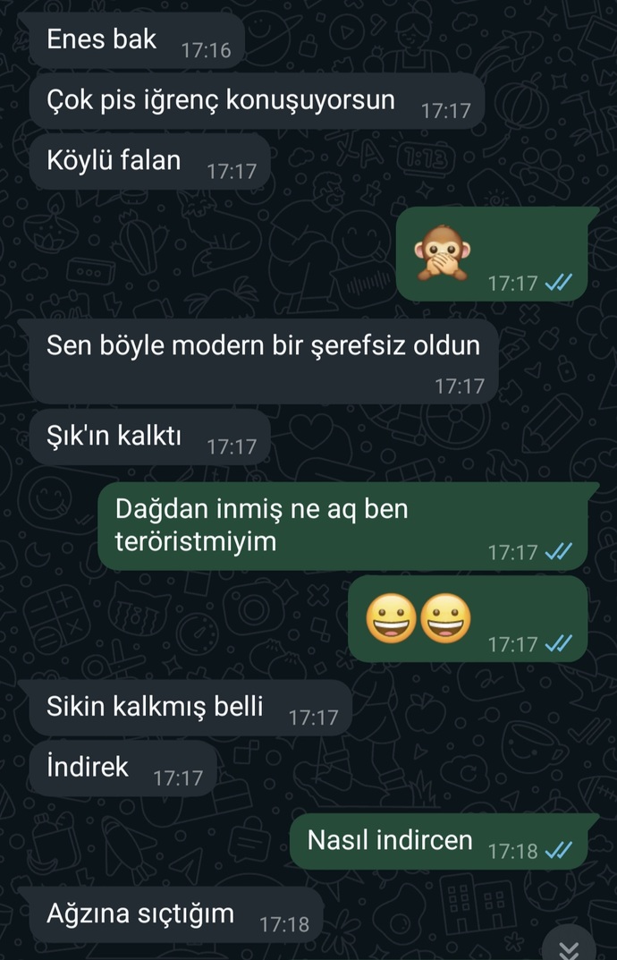 Flörtüm bana küfrediyor, napıcam?