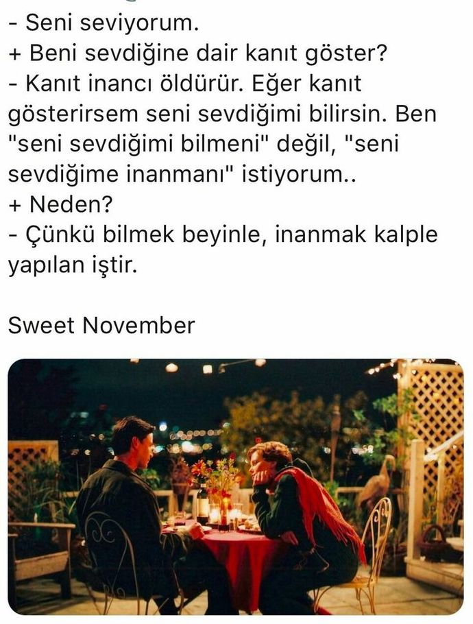 Sevgi ispat ister mi?