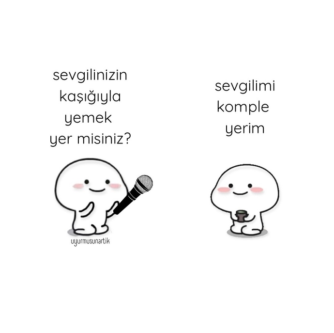 Sevgilinizin kaşığıyla yemek yer misiniz?