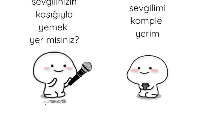 Sevgilinizin kaşığıyla yemek yer misiniz?