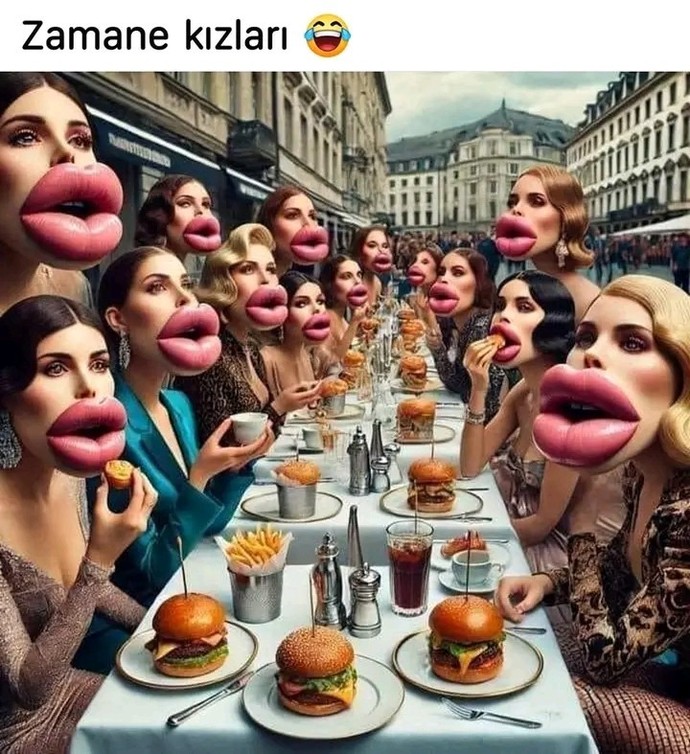 Dudak dolgusu yapmayan kadın kaldı mı?