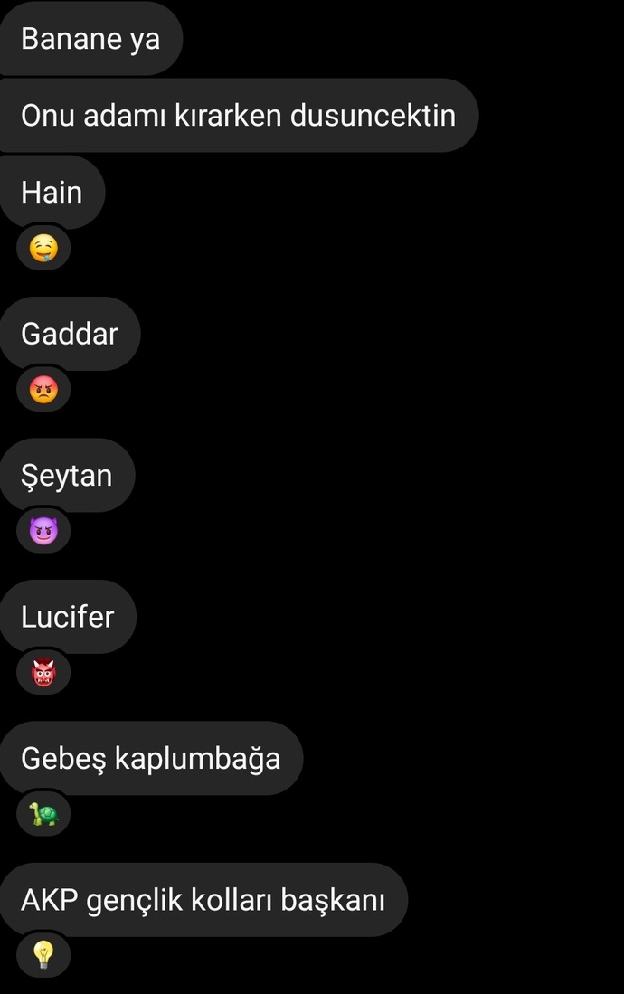 Hiç ağır hakaretlere maruz kaldınız mı?