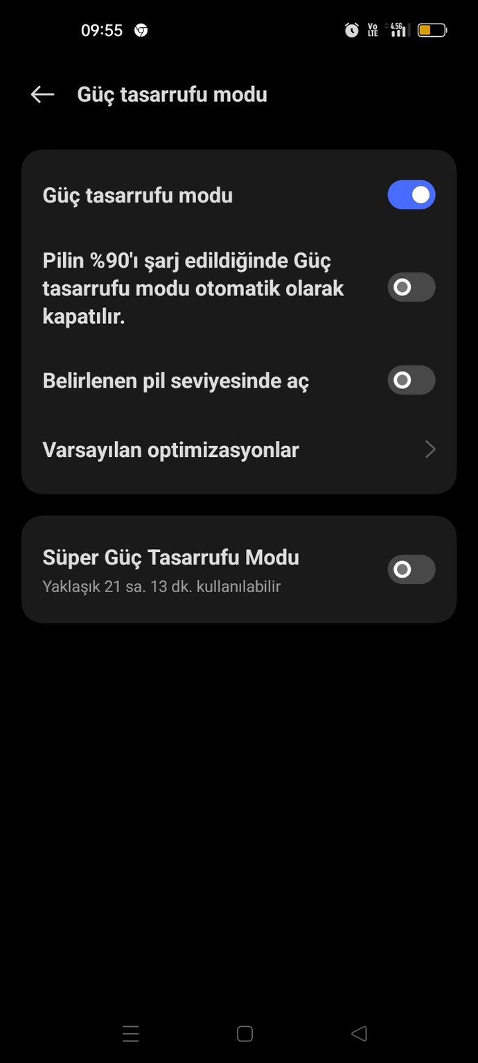Telefonun Şarjı bitmesin diye, güç tasarrufu açık gezenlerden misiniz?